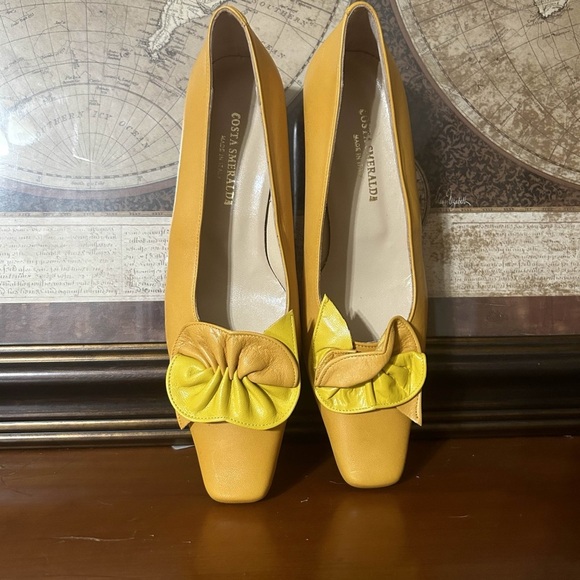 Costa Smeralda • Yellow Slip-On Shoes – Cruise Ship Exclusive - Picture 1 of 4